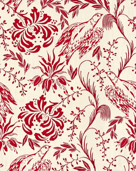 MINDTHEGAP | FOLK EMBROIDERY Crimson | WP30014