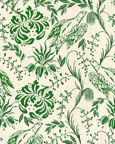MINDTHEGAP | FOLK EMBROIDERY Fern Green | WP30015