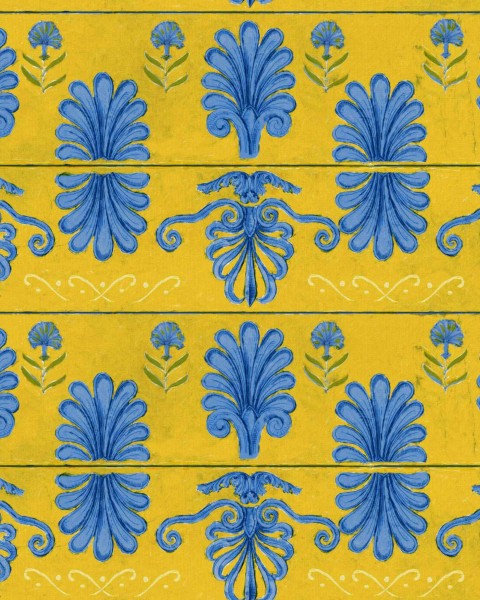MINDTHEGAP | MYKONOS VILLA MOTIF Lemon | WP30044