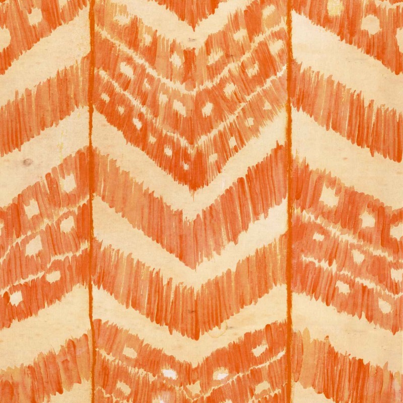 MINDTHEGAP | TURKISH IKAT Tangerine | WP30058