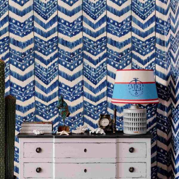 MINDTHEGAP | TURKISH IKAT Indigo | WP30059