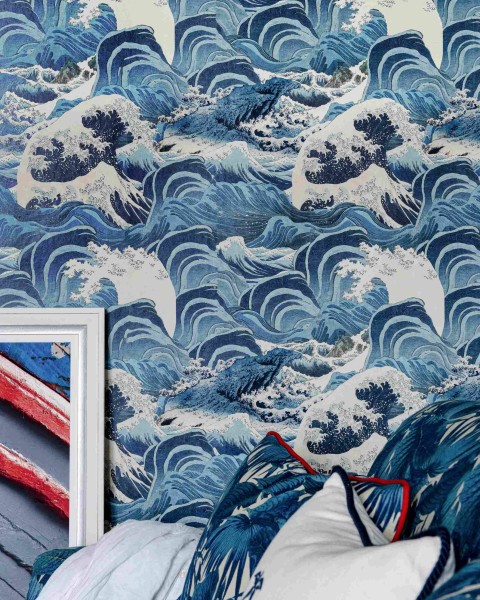 MINDTHEGAP | SEA WAVES Light Blue | WP30060