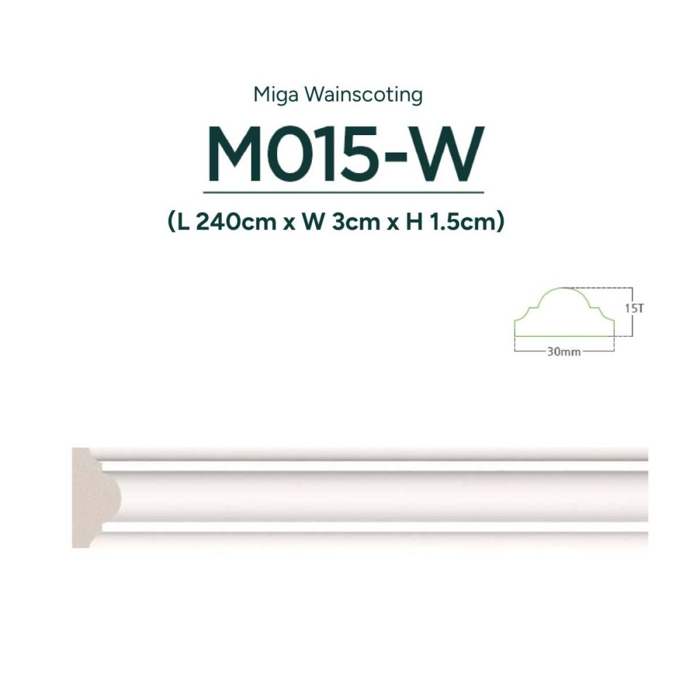 Wainscotting wood paneling | Moulding wall | MO15-W