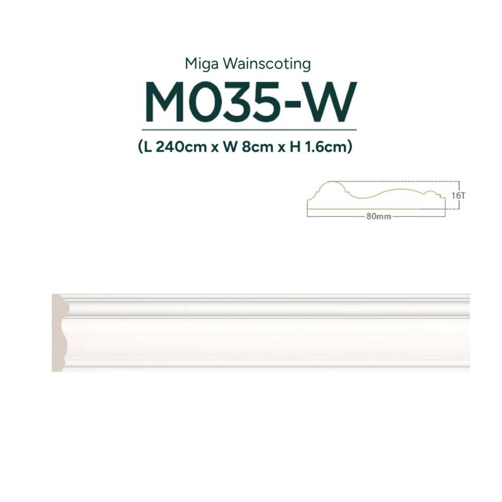 Wainscotting wood paneling | Moulding wall | MO35-W