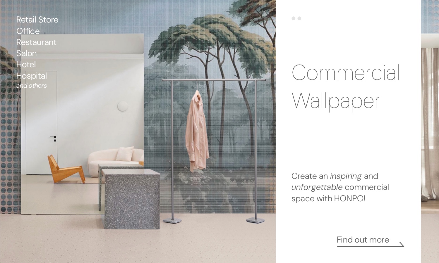 Commercial wallpaper Singapore