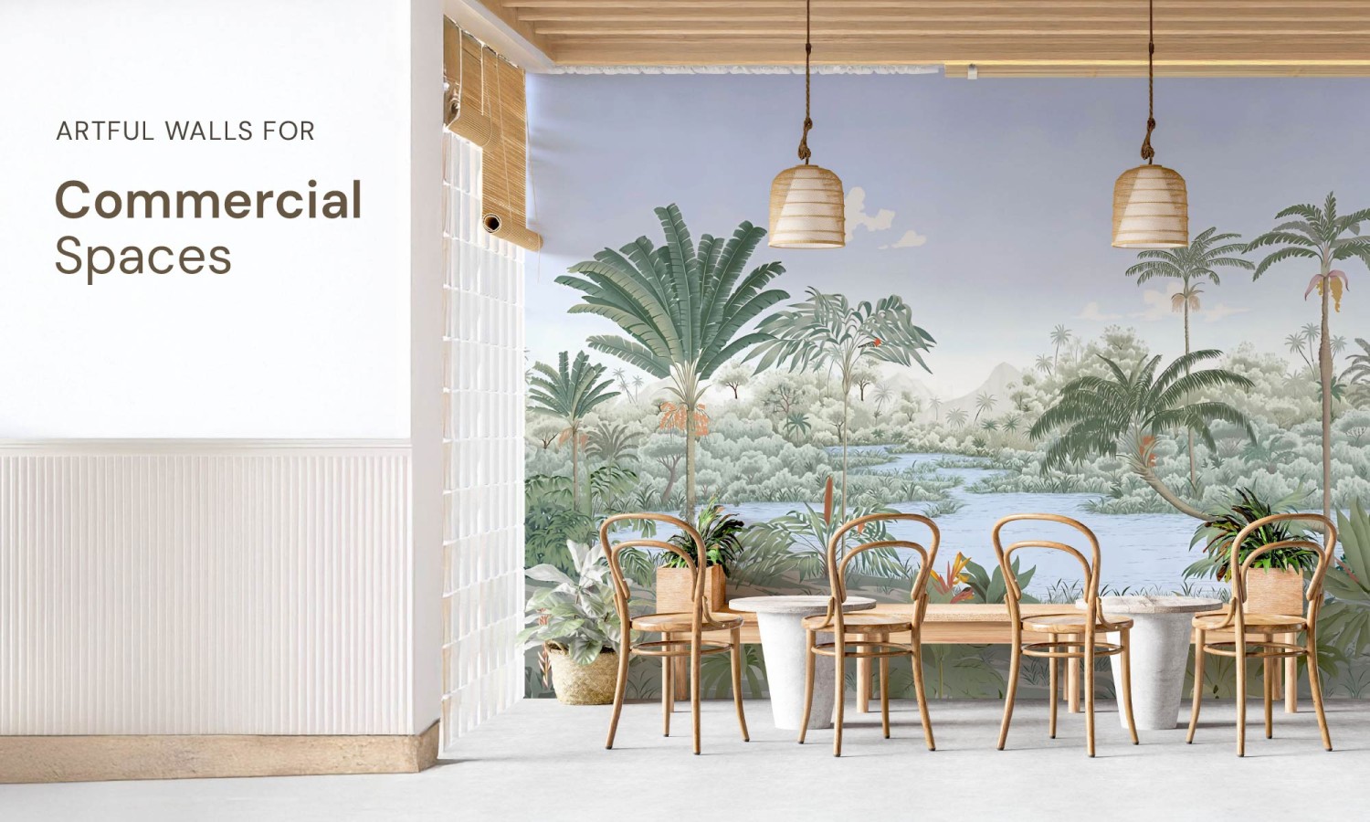 Commercial wallpaper Singapore