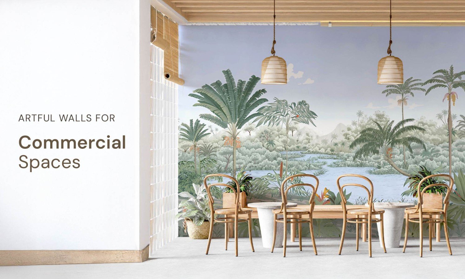 Commercial wallpaper Singapore