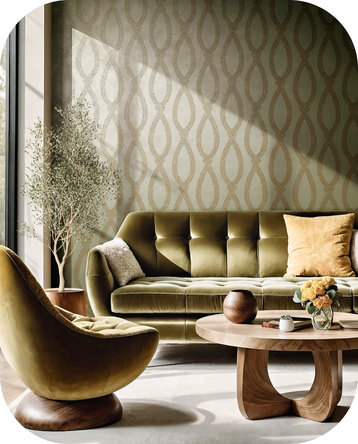 Geometric texture wallpaper