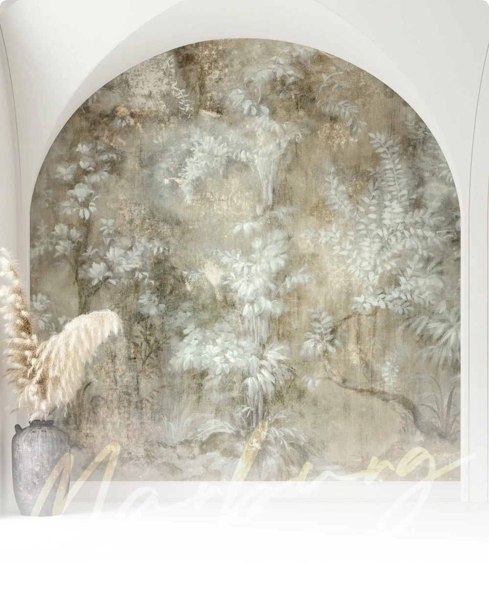 Mural floral wallpaper by marburg