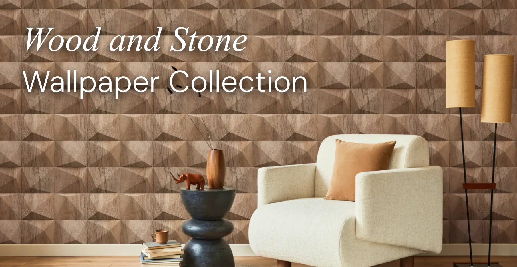 Wood Stone wallpaper collection