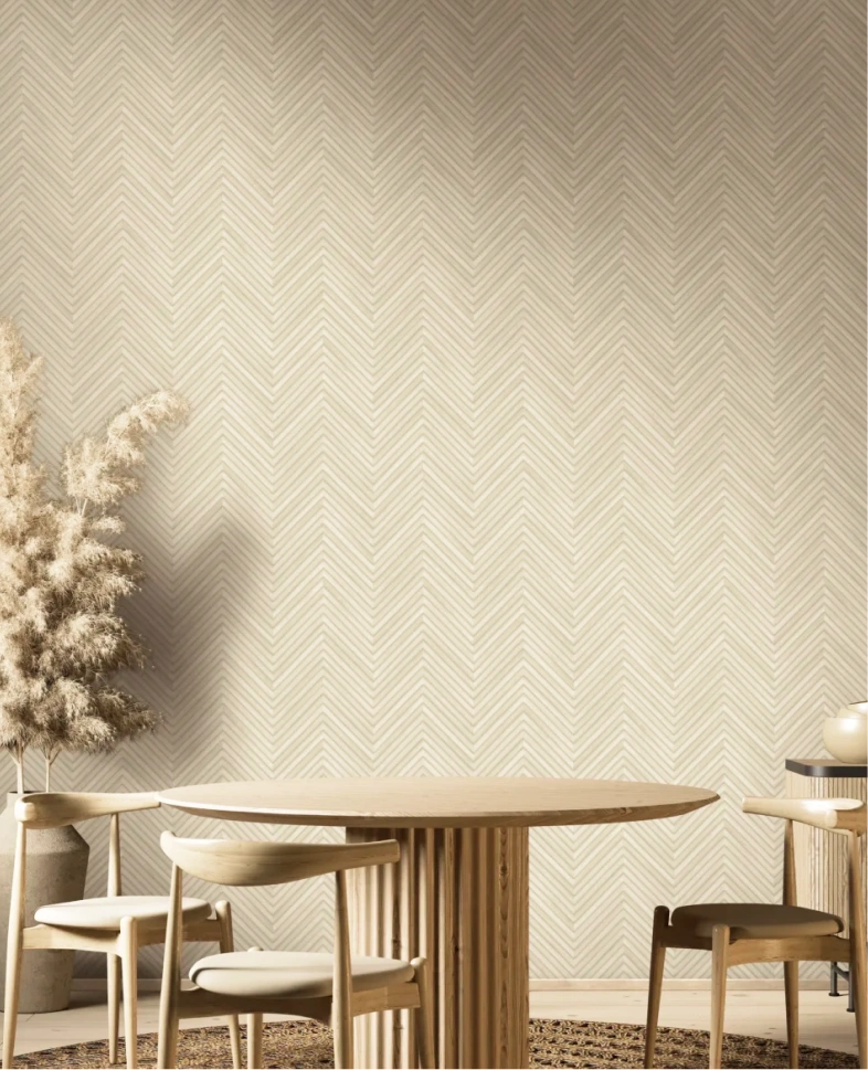 Wood geometric wallpaper