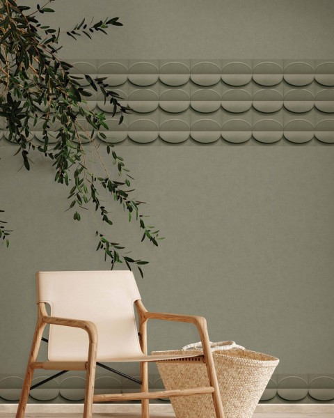 Creative wall design | Combined accent wallpaper V