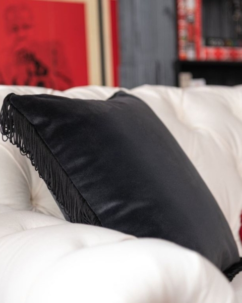 MINDTHEGAP | JAZZ LIVE | Cushion | CHARCOAL Velvet | LC40234