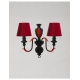 MINDTHEGAP | JAZZ LIVE | EMILE Double Arm Sconce in Crimson 