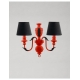 MINDTHEGAP | JAZZ LIVE | EMILE Double Arm Sconce in Crimson 