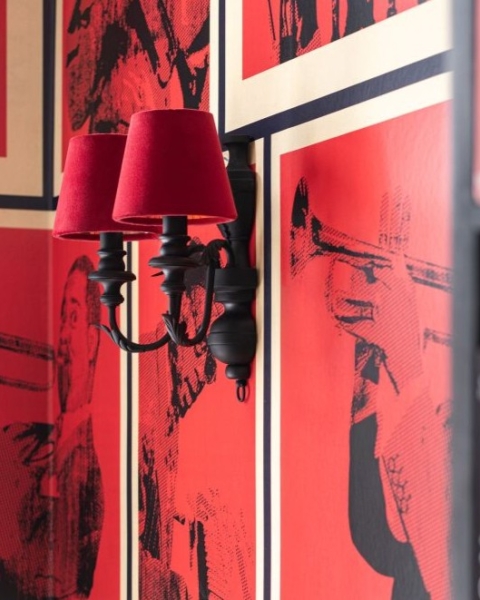 MINDTHEGAP | JAZZ LIVE | Wall Shade | SUNRISE RUBY Velvet 