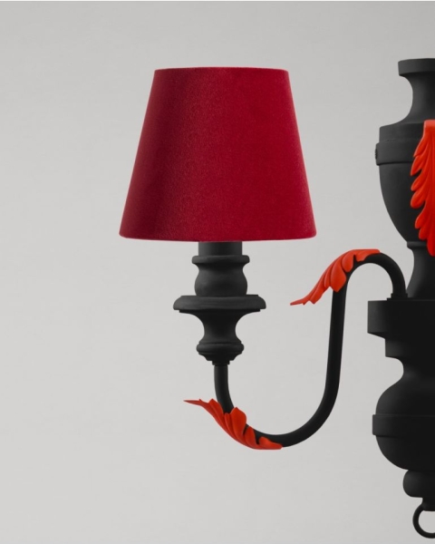 MINDTHEGAP | JAZZ LIVE | Wall Shade | SUNRISE RUBY Velvet 