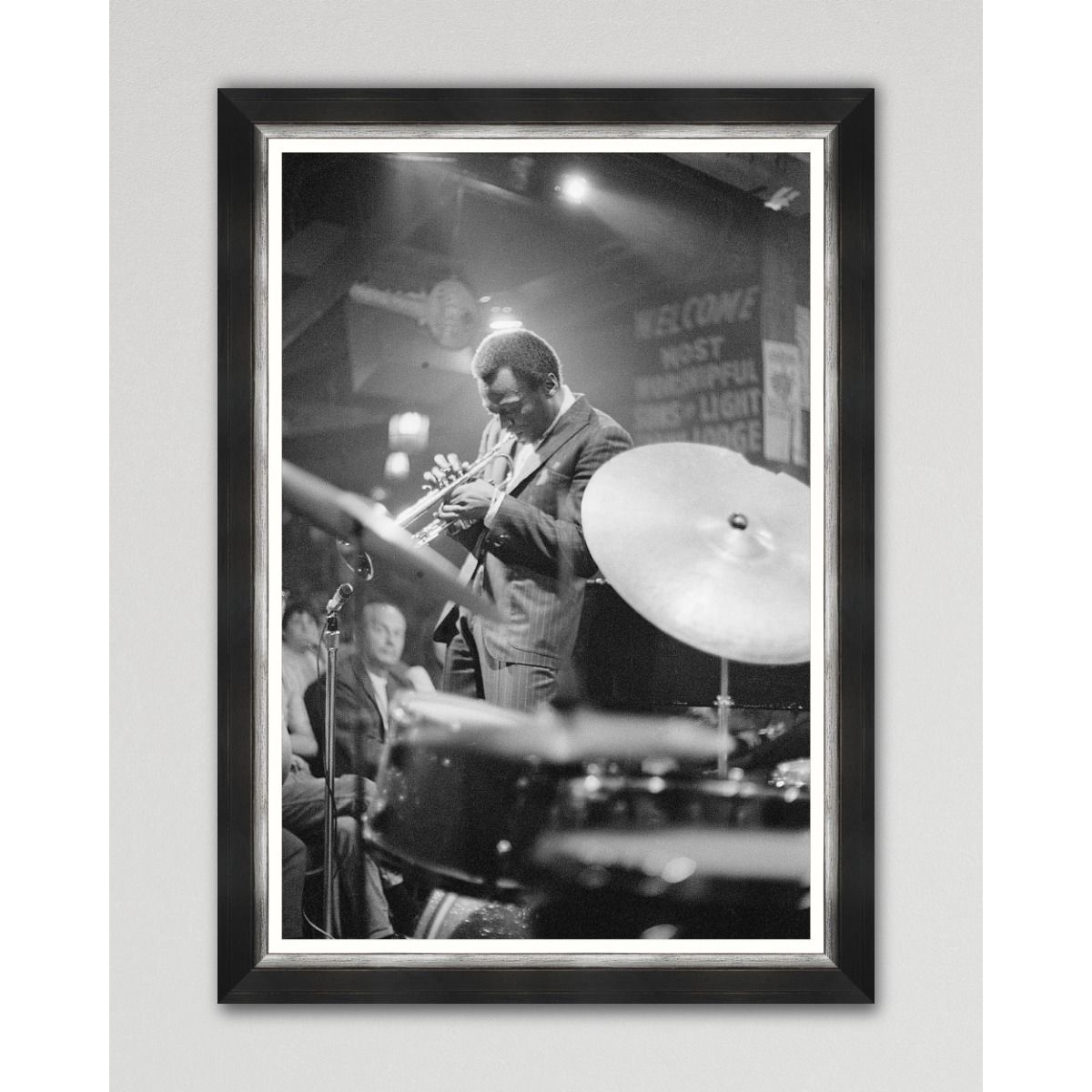 MINDTHEGAP | Miles Davis Performing In Nightclub Framed Art