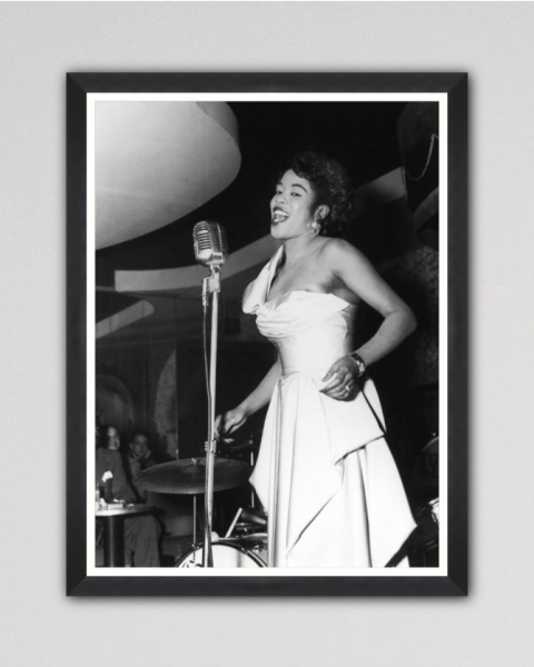 MINDTHEGAP | JAZZ LIVE | Framed Art | Sarah Vaughan 