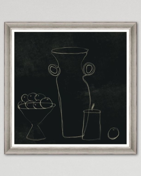 MINDTHEGAP | JAZZ LIVE | Framed Art | The Black Abundance Still Life 