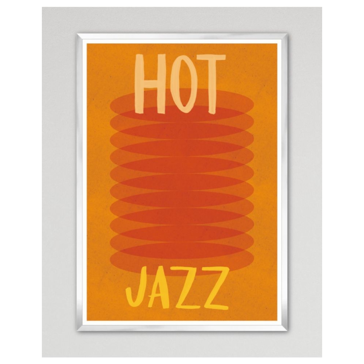 MINDTHEGAP | JAZZ LIVE | Framed Art | Orange power 