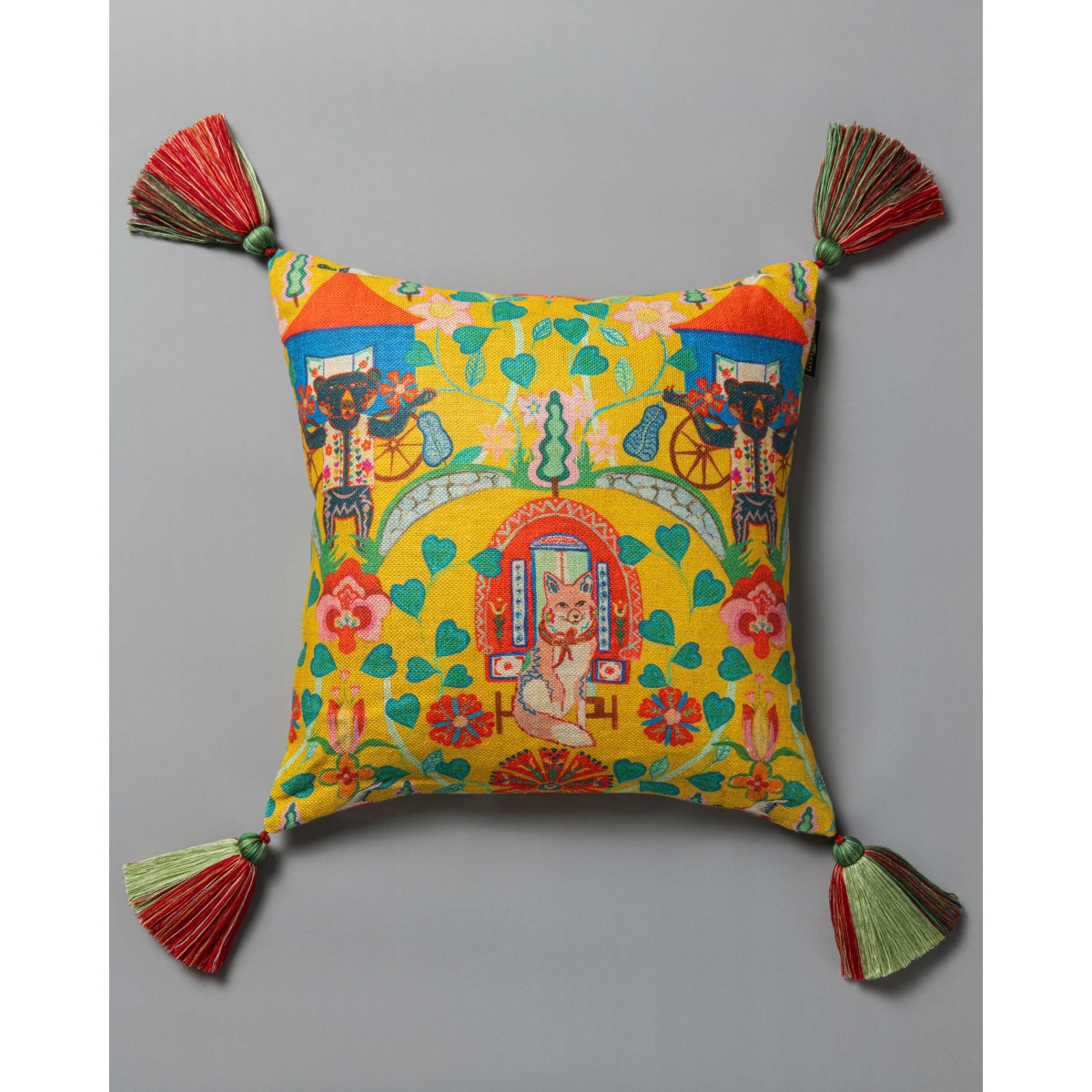 Mindthegap | Transylvanian Rhapsody | Cushion | GYPSY FAIRYTALE Lemon