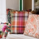 Mindthegap | Transylvanian Rhapsody | Cushion | KERSCHDORF Plaid Carrot