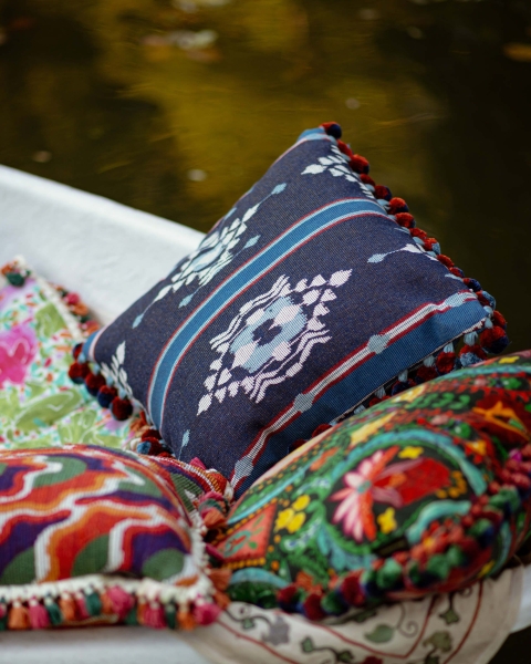 Mindthegap | Transylvanian Rhapsody | Cushion | KING'S IKAT