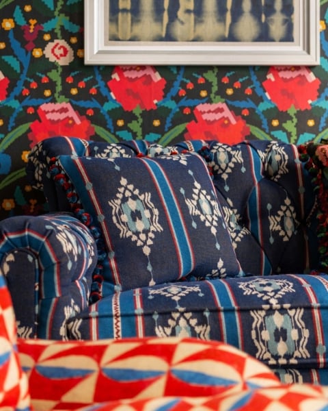 Mindthegap | Transylvanian Rhapsody | Cushion | KING'S IKAT