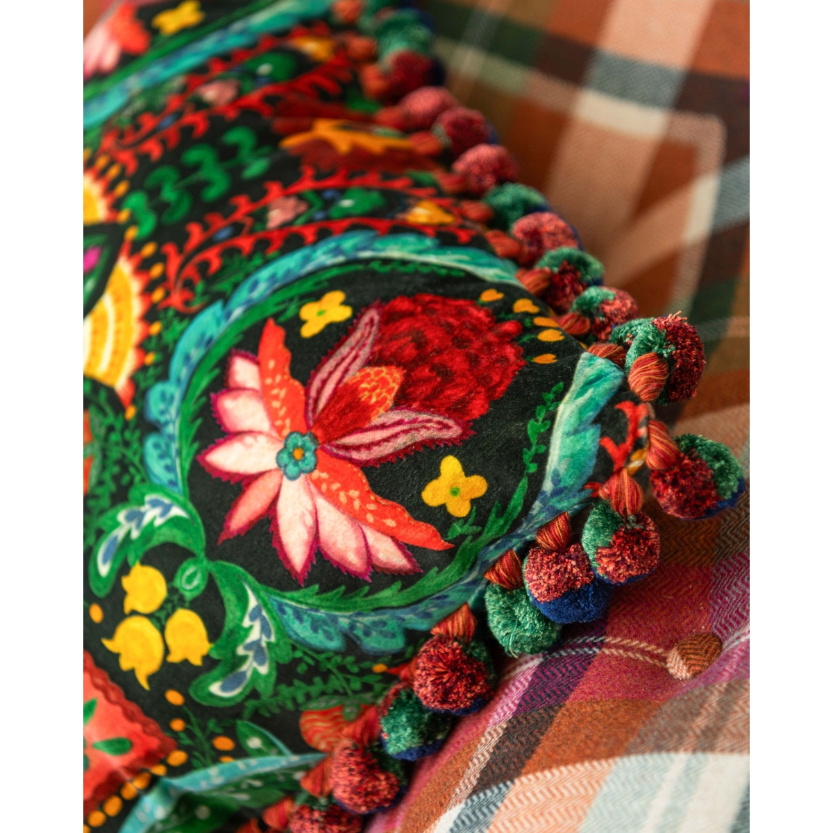 Mindthegap | Transylvanian Rhapsody | Cushion | ROSA MUNDI Anthracite