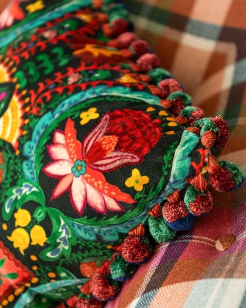 Mindthegap | Transylvanian Rhapsody | Cushion | ROSA MUNDI Anthracite