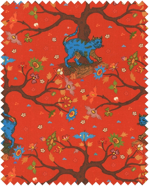 Mindthegap | Transylvanian Rhapsody | Fabric | TREE OF LIFE Coral