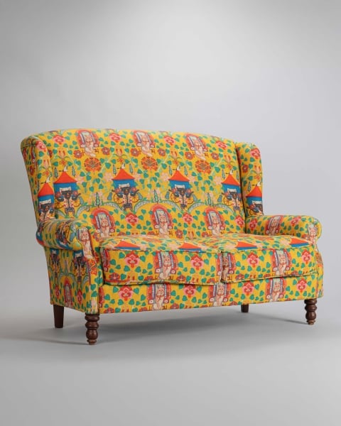 Mindthegap | Transylvanian Rhapsody | ABIGAIL SOFA | GYPSY FAIRYTALE Lemon