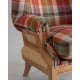 Mindthegap | Transylvanian Rhapsody | WILLIAM DECONSTRUCTED CHAIR | KERSCHDORF Plaid Carrot