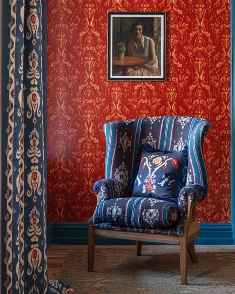 Mindthegap | Transylvanian Rhapsody | WILLIAM DECONSTRUCTED CHAIR | KING'S IKAT