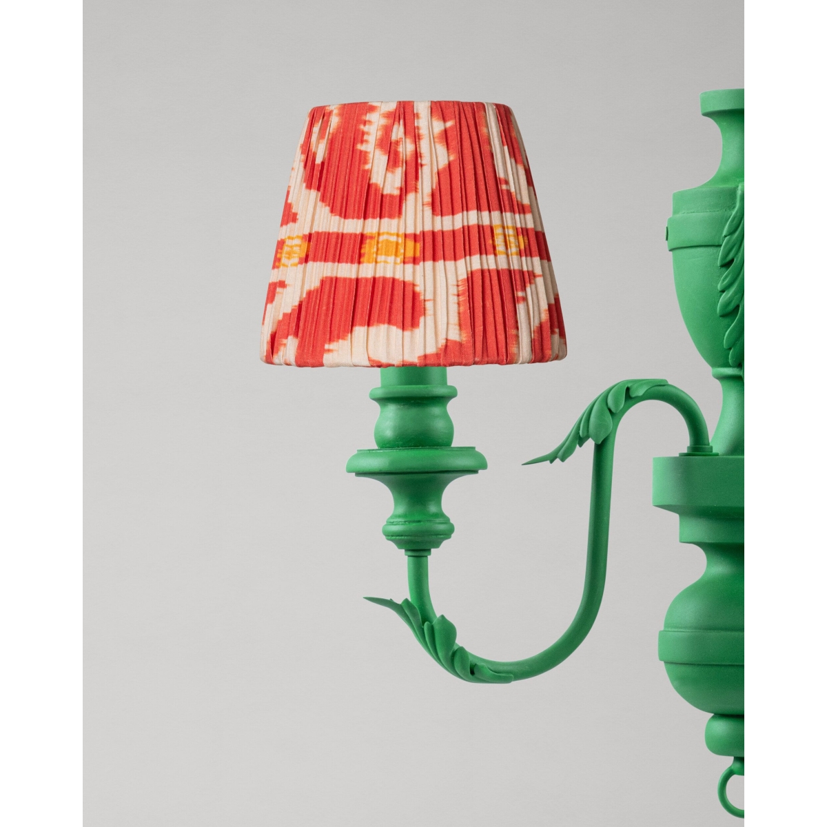 Mindthegap | Transylvanian Rhapsody | Wall Shade | ELYSIA IKAT Crimson Pleated