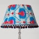 Mindthegap | Transylvanian Rhapsody | Lampshade | IKAT PEACOCK FEATHER Pleated