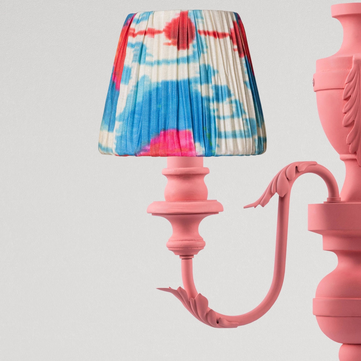 Mindthegap | Transylvanian Rhapsody | Wall Shade | IKAT PEACOCK FEATHER Pleated