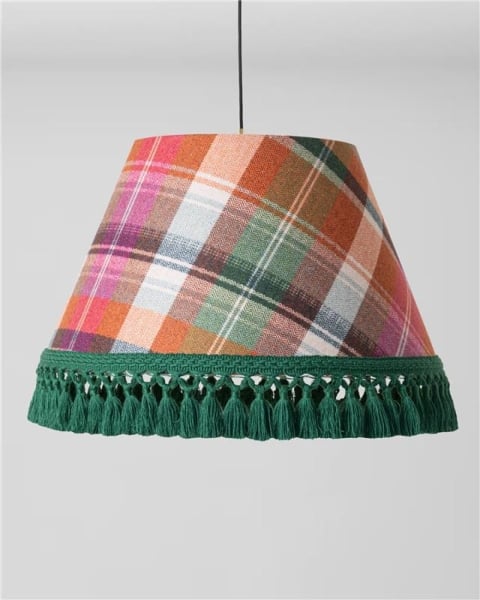 Mindthegap | Transylvanian Rhapsody | Pendant Lamp | KERSCHDORF Plaid Carrot