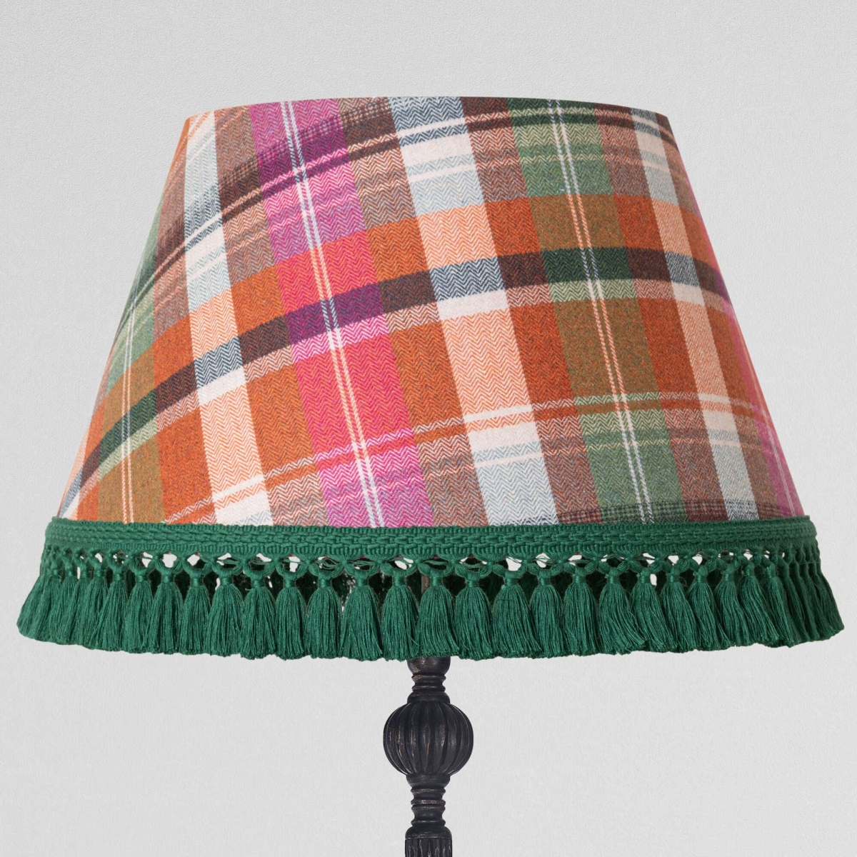 Mindthegap | Transylvanian Rhapsody | Lampshade | KERSCHDORF Plaid Carrot