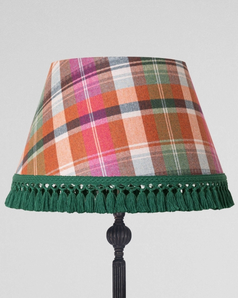 Mindthegap | Transylvanian Rhapsody | Lampshade | KERSCHDORF Plaid Carrot