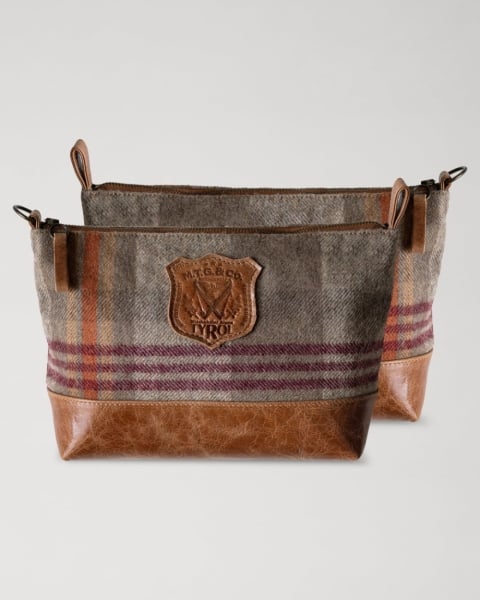 MINDTHEGAP | TYROL APRES-SKI HOME COLLECTION | Pouch Bag | CHALET Plaid Wool