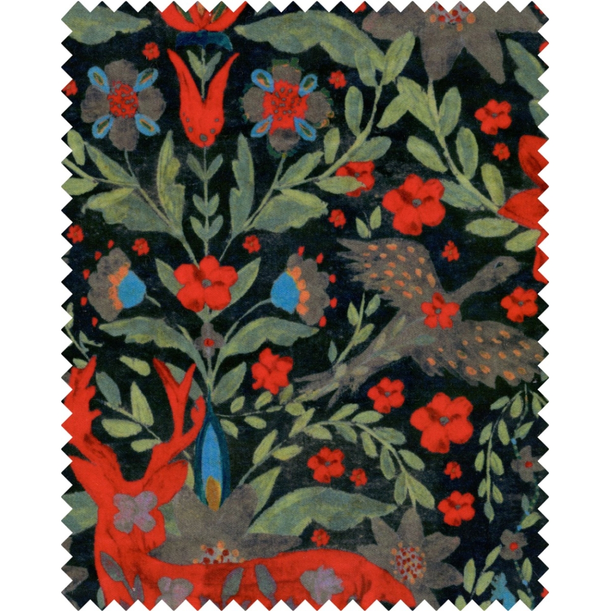 MINDTHEGAP | TYROL APRES-SKI HOME COLLECTION | Fabric | DER KÖNIG Black Velvet