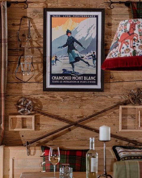 MINDTHEGAP | TYROL APRES-SKI HOME COLLECTION | Framed Art | CHAMONIX Poster