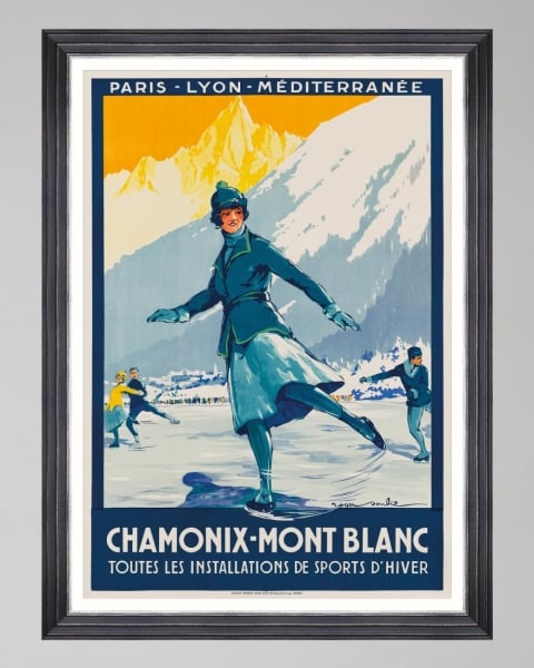 MINDTHEGAP | TYROL APRES-SKI HOME COLLECTION | Framed Art | CHAMONIX Poster