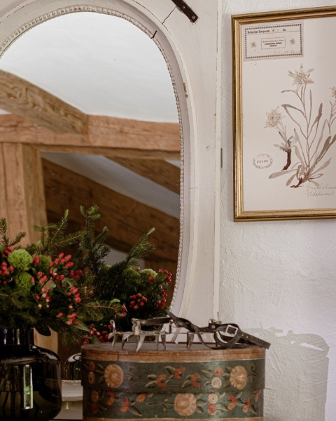 MINDTHEGAP | TYROL APRES-SKI HOME COLLECTION | Framed Art | HERBARIUM ALPINIUM I