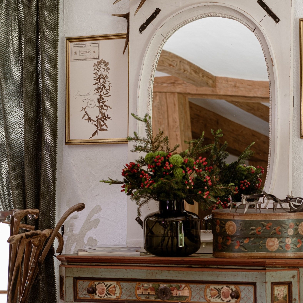 MINDTHEGAP | TYROL APRES-SKI HOME COLLECTION | Framed Art | HERBARIUM ALPINIUM VI