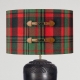 MINDTHEGAP | TYROL APRES-SKI HOME COLLECTION | Lampshade | TYROLEAN PLAID Wool Leather Buckles