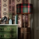 MINDTHEGAP | TYROL APRES-SKI HOME COLLECTION | Lampshade | TYROLEAN PLAID Wool Leather Buckles