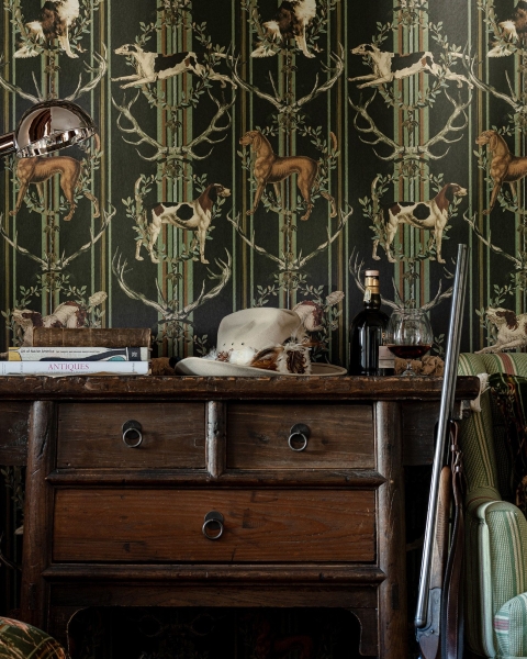 MINDTHEGAP | TYROL APRES-SKI HOME COLLECTION | MOUNTAIN DOGS WALLPAPER